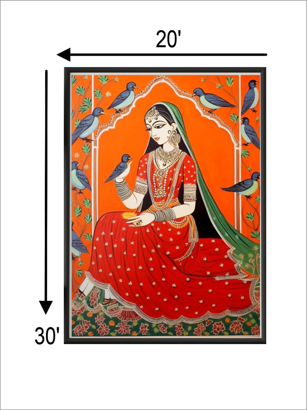 "Red Indian Folk Art''