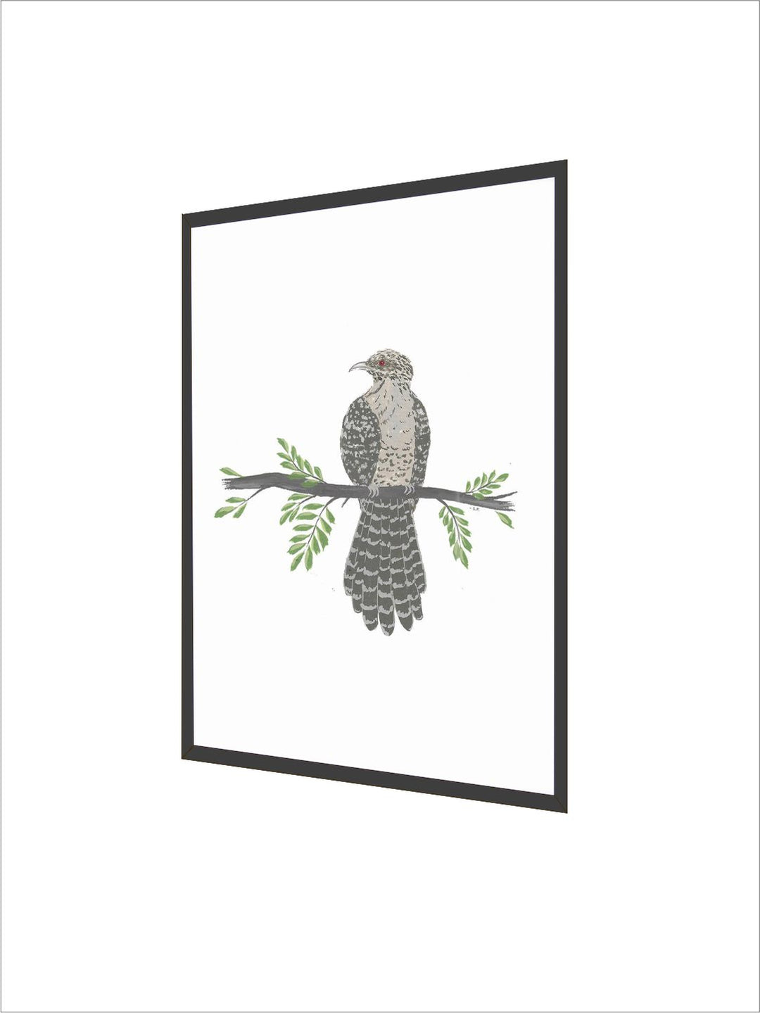 "Cuckoo Bird Printed Framed Wall Art''