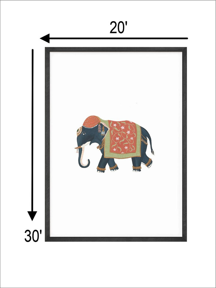 "Elephant Painting Canvas Wall Art''