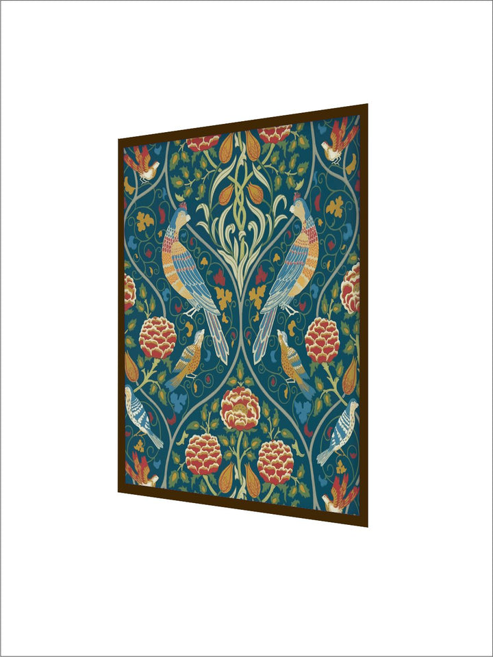 "Green & Brown Painting Canvas Wall Art''