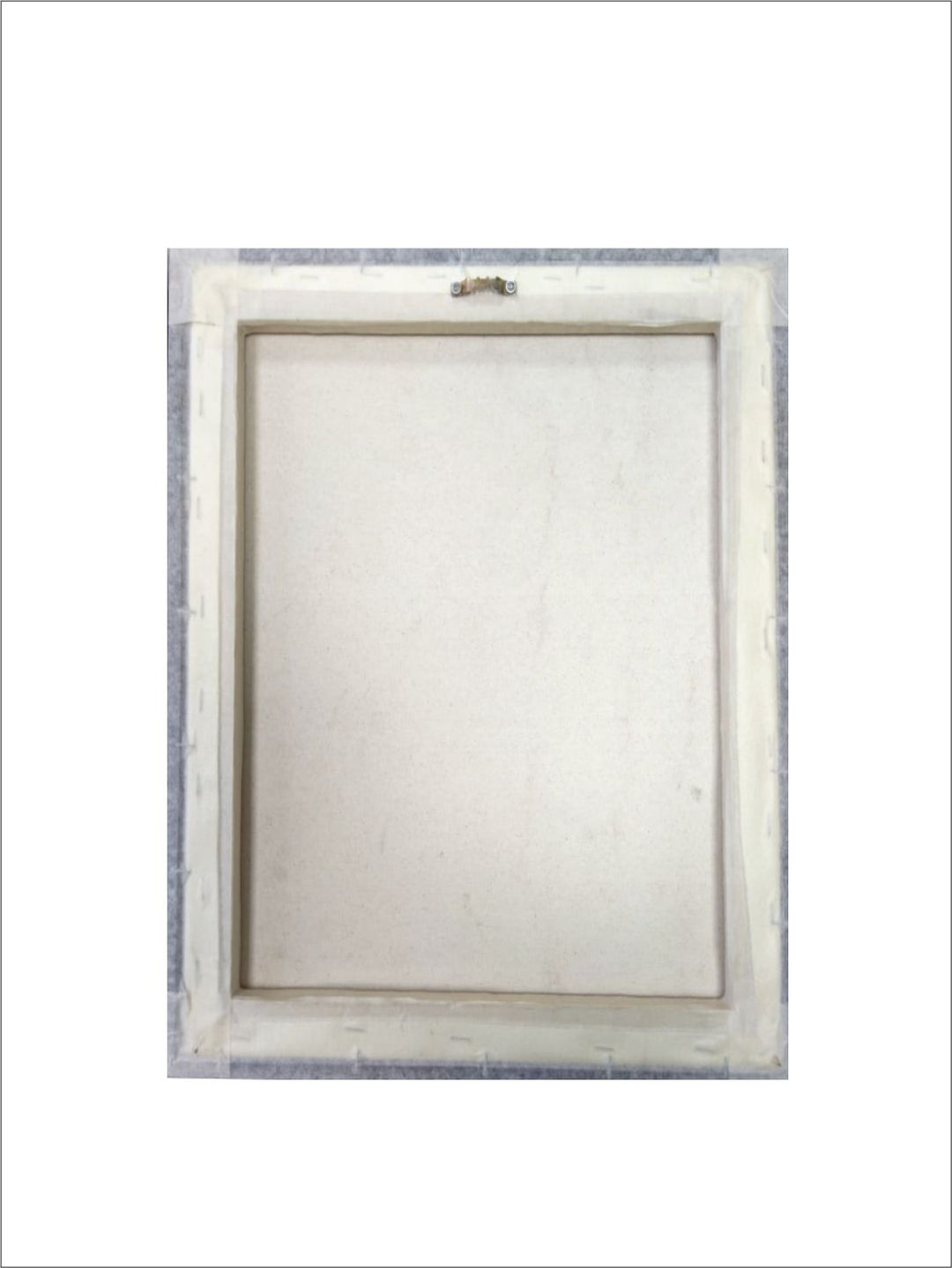 "Beige & Red Painting Canvas Wall Art''