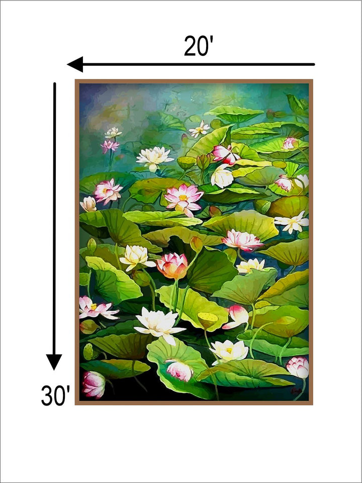 "Indian Folk Painting Framed Wall Art''