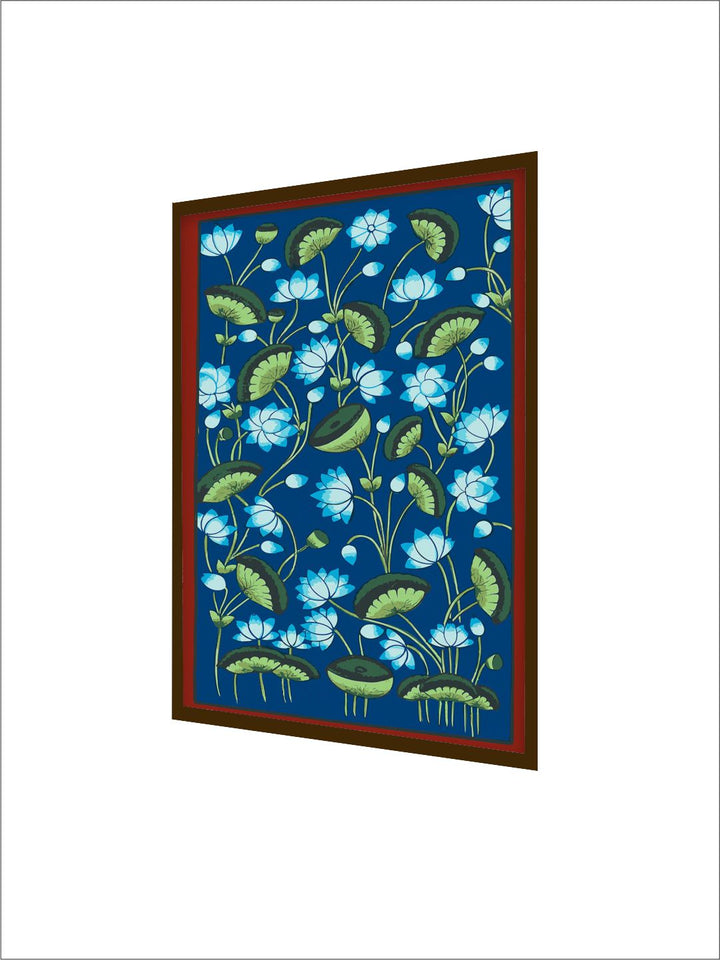 "Pichwai Painted Framed Wall Art''
