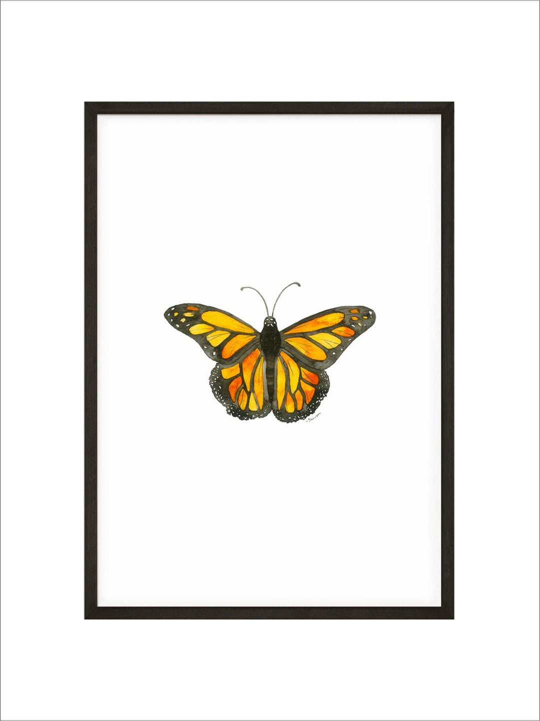 "White & Yellow Painting Canvas Wall Art''