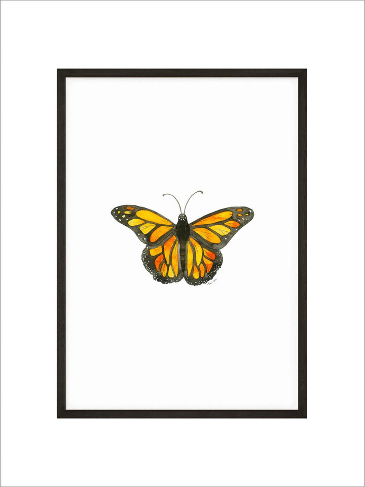 "White & Yellow Painting Canvas Wall Art''