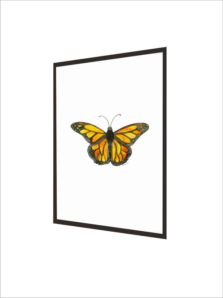 "White & Yellow Painting Canvas Wall Art''