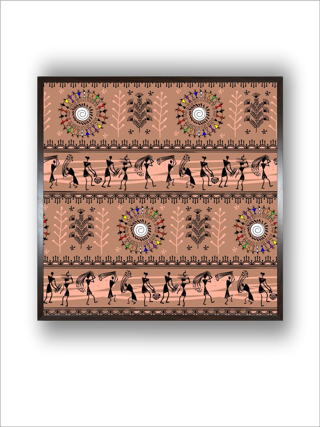 "Warli Tribal Painting Wall Art''
