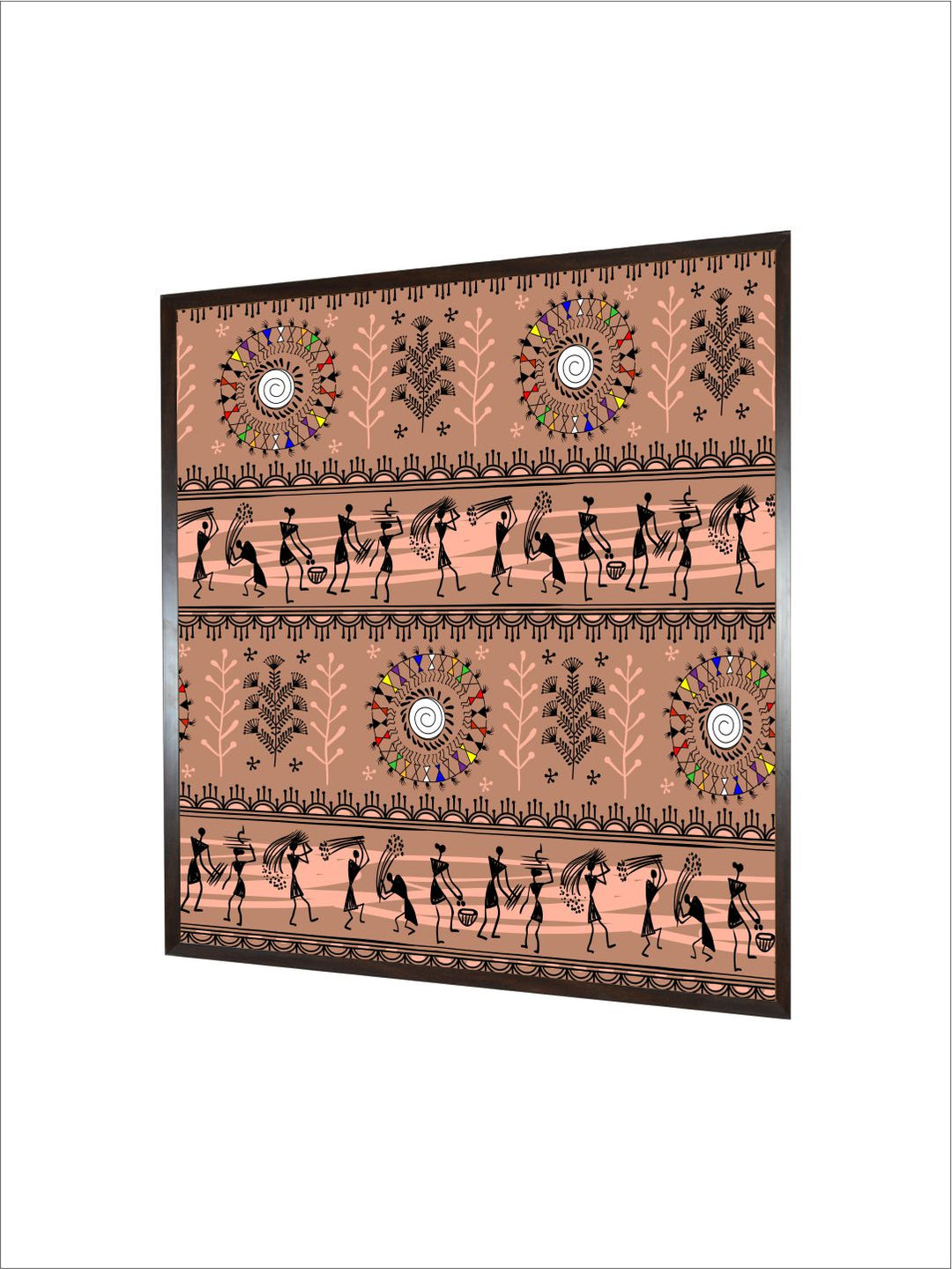 "Warli Tribal Painting Wall Art''