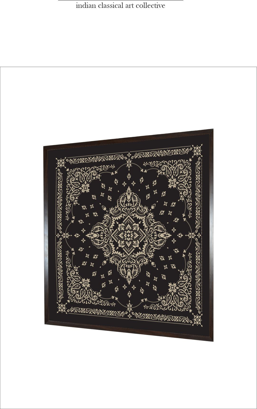 "Bandana Printed Framed Wall Art''