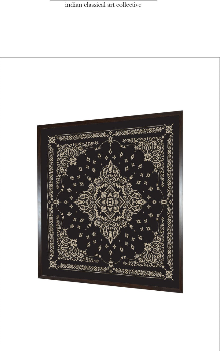 "Bandana Printed Framed Wall Art''