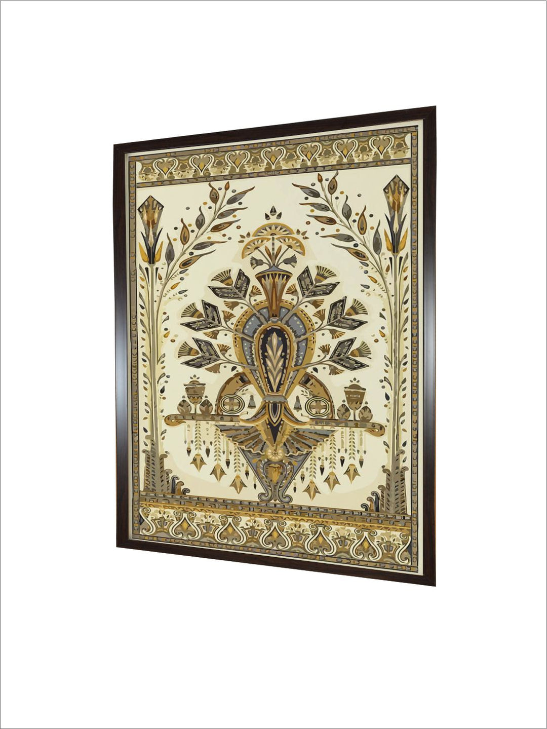 "Indian Art Deco Wall Art''