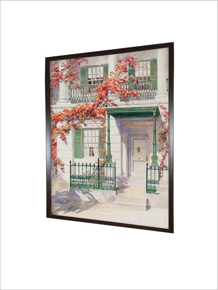 "Vintage Printed Framed Wall Art''