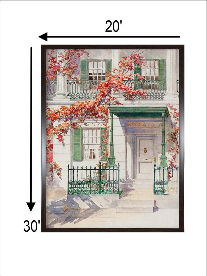 "Vintage Printed Framed Wall Art''