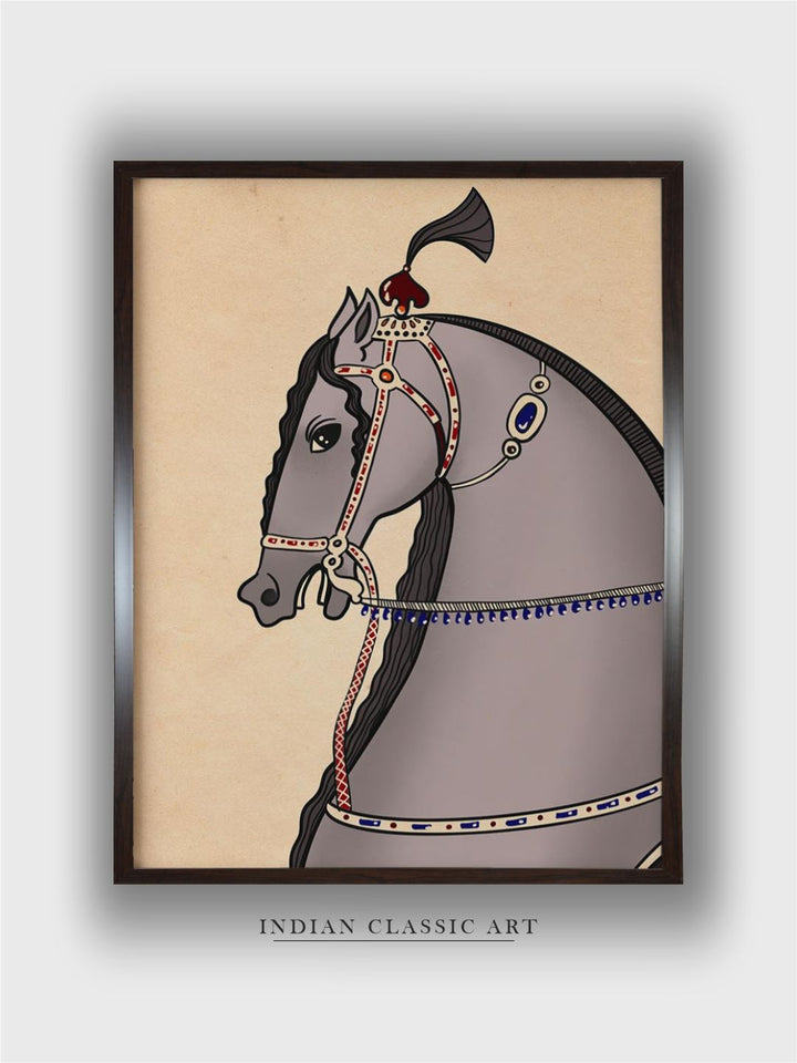 "Persian Horse Wall Art''