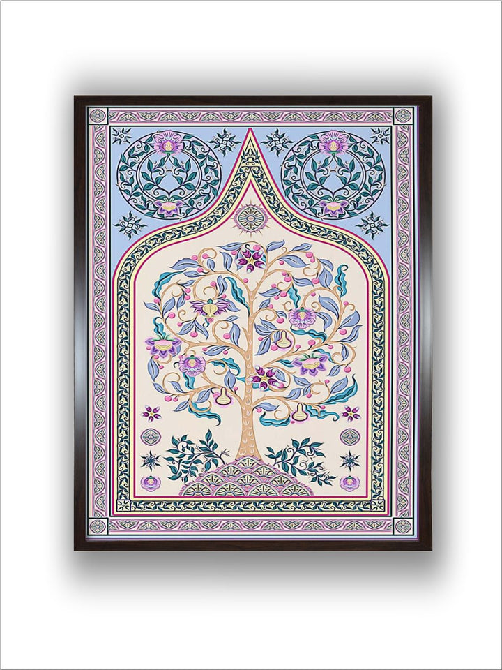 "Islamic Painted Framed Wall Art''