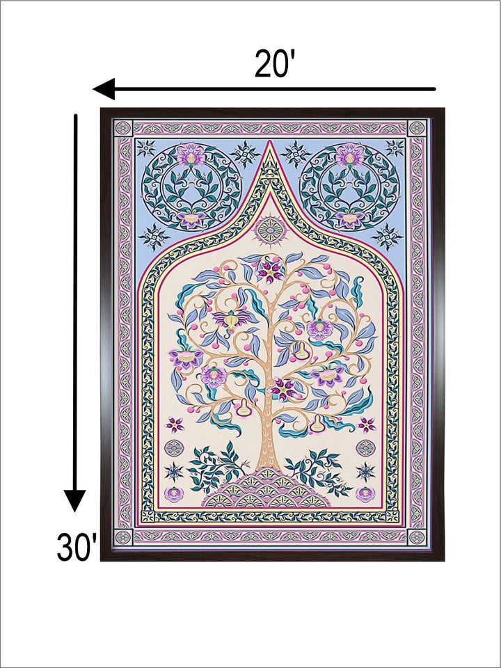 "Islamic Painted Framed Wall Art''