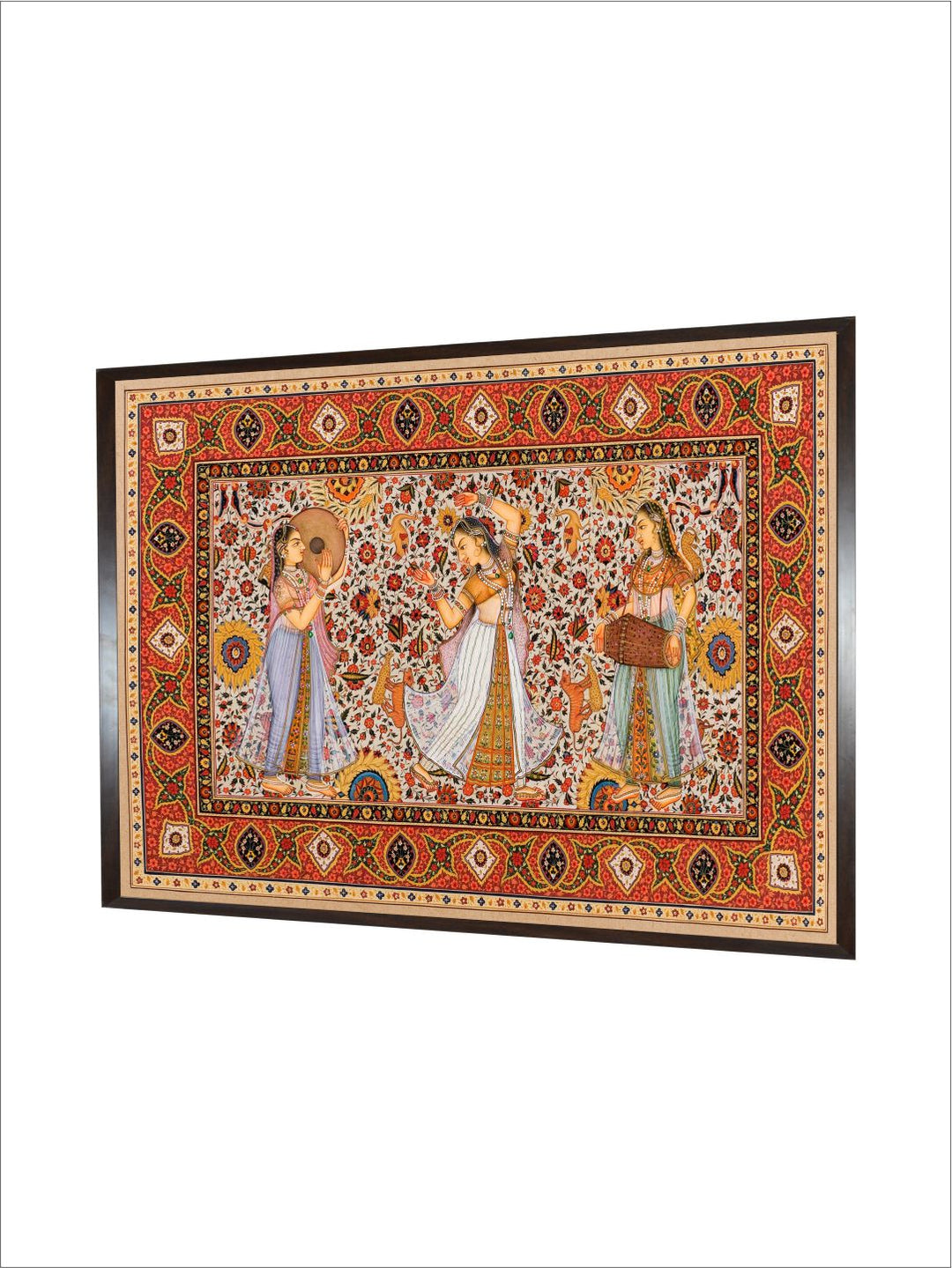 "Old Indian Miniature Printed Framed Wall Art''