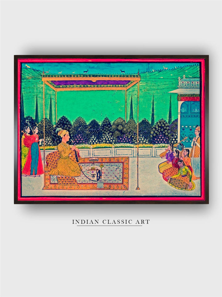 "Mughal Painting Wall Art''