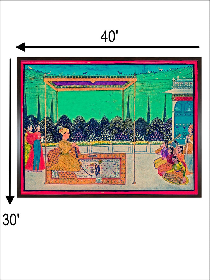 "Mughal Painting Wall Art''
