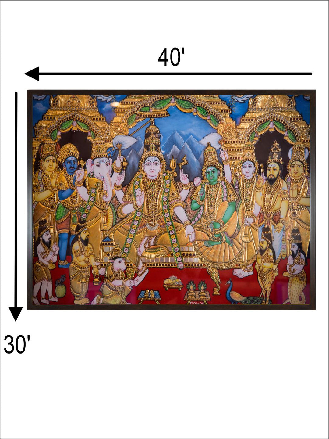 "Tanjore Painted Framed Wall Art''