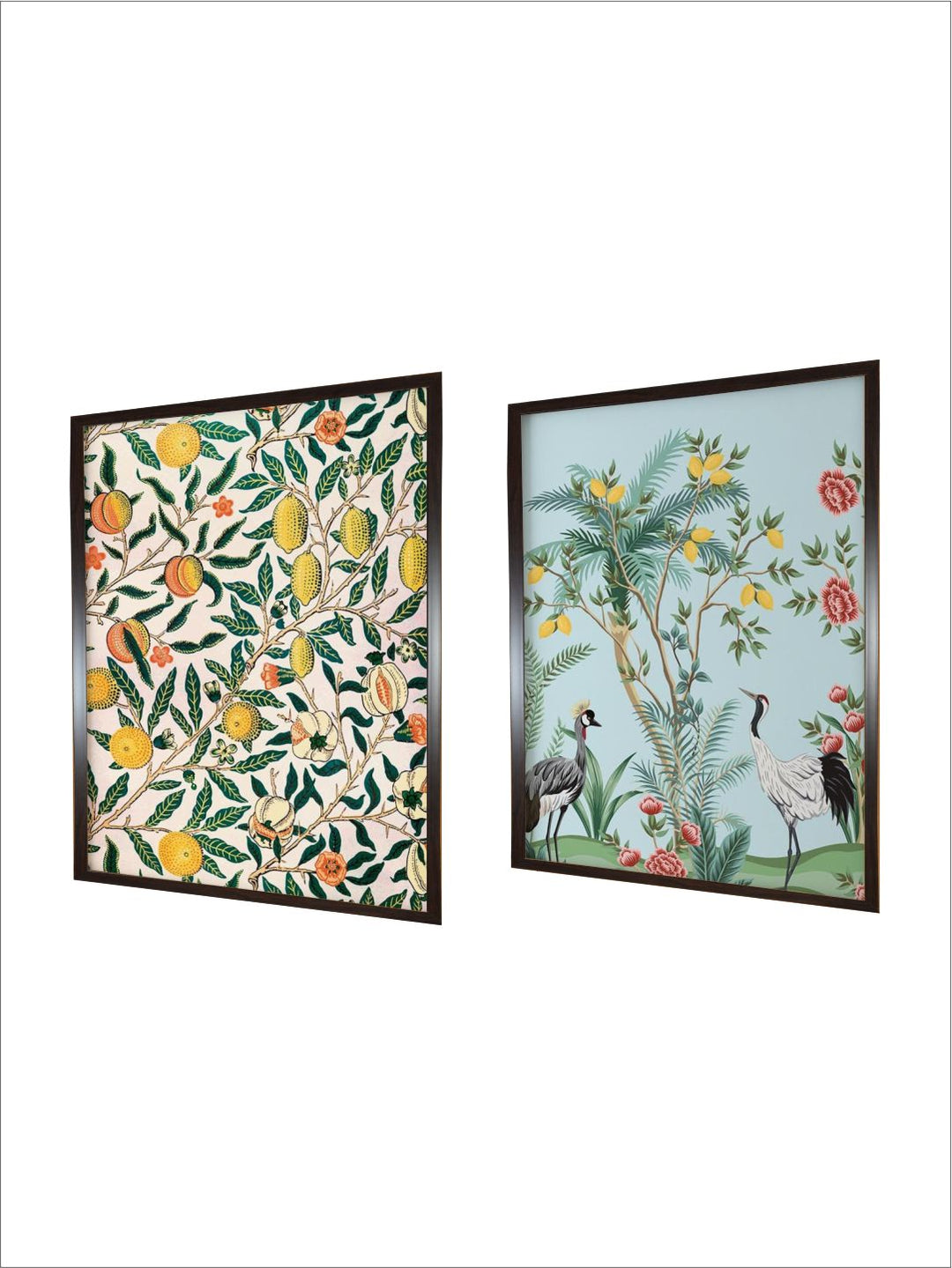 "2 Pieces Tropical Lemon Wall Art''