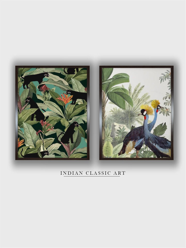 "2 Pieces Forest Wall Art''