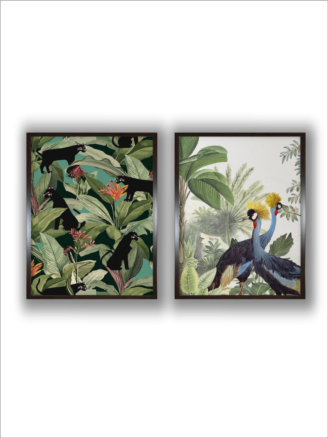 "2 Pieces Forest Wall Art''