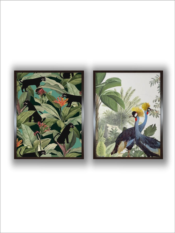 "2 Pieces Forest Wall Art''