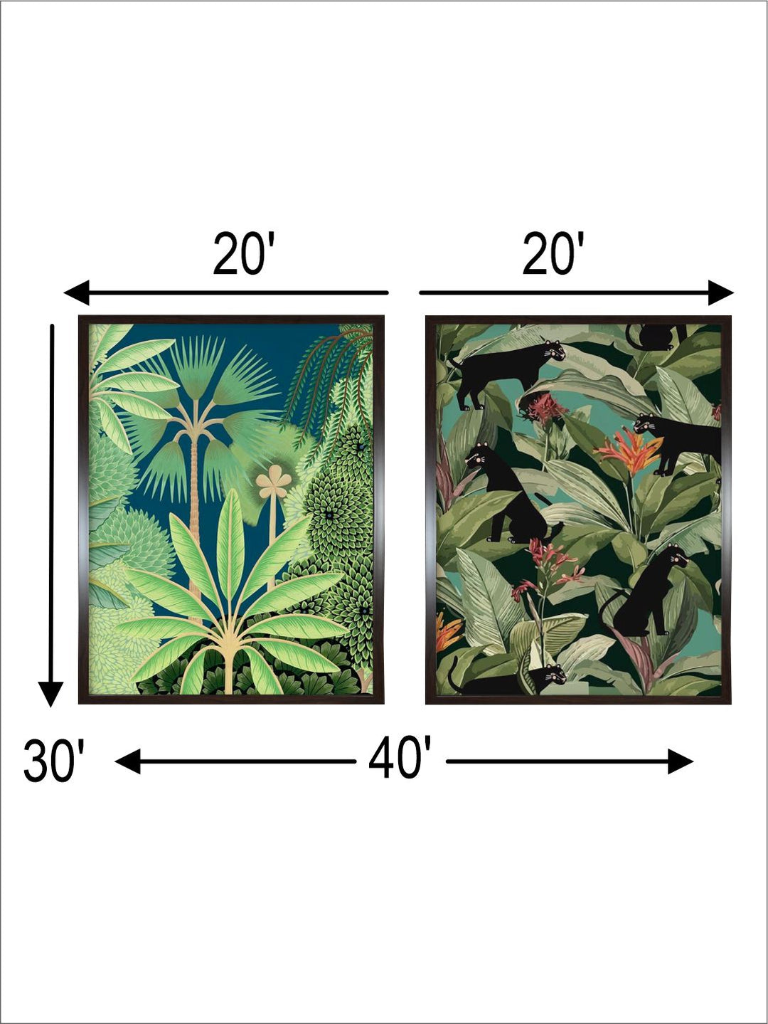 "Tropical Painting Wall Art''