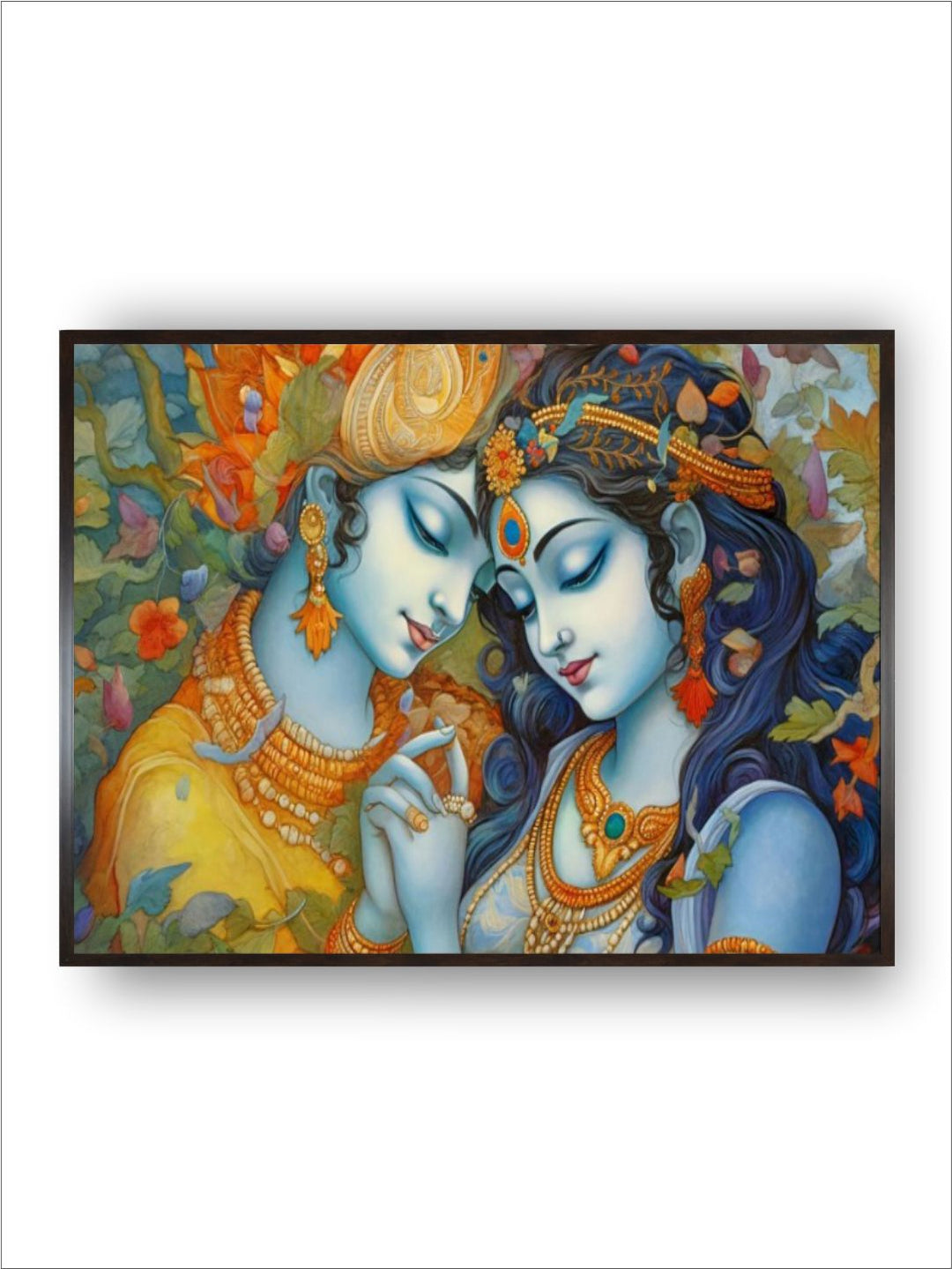 "Radha Krishna Wall Art''