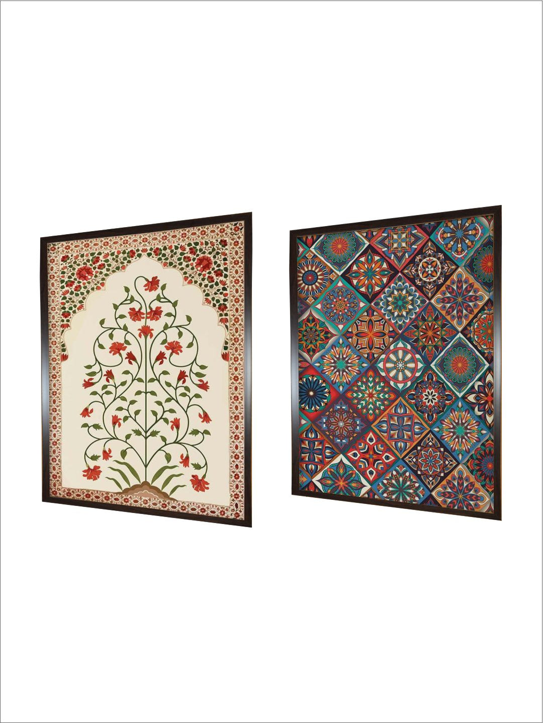 "2 Pieces Floral Painting Canvas Wall Art''