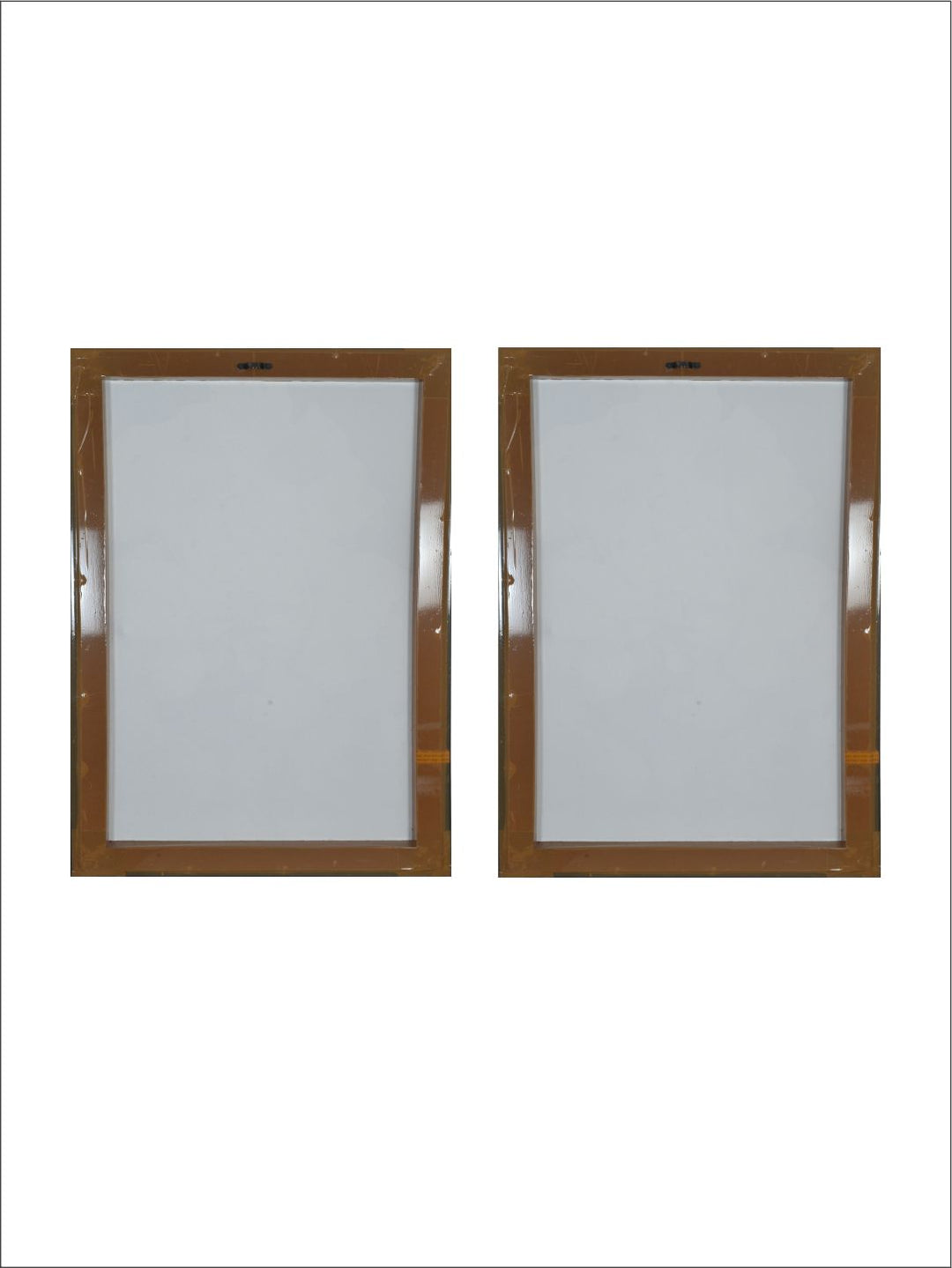"2 Pieces Shreenathji & Cow Painted Framed Wall Art''