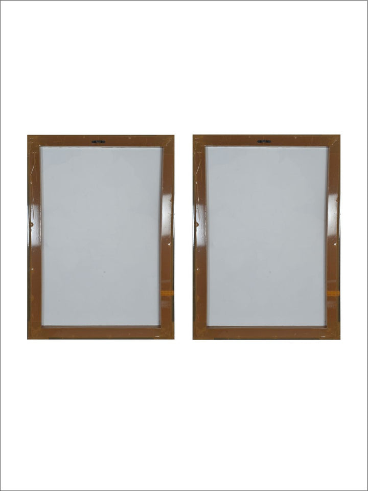 "2 Pieces Shreenathji & Cow Painted Framed Wall Art''