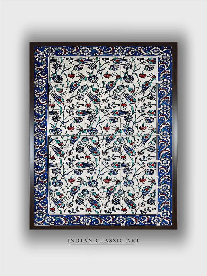 "Indian Vintage Painting Canvas Wall Art''