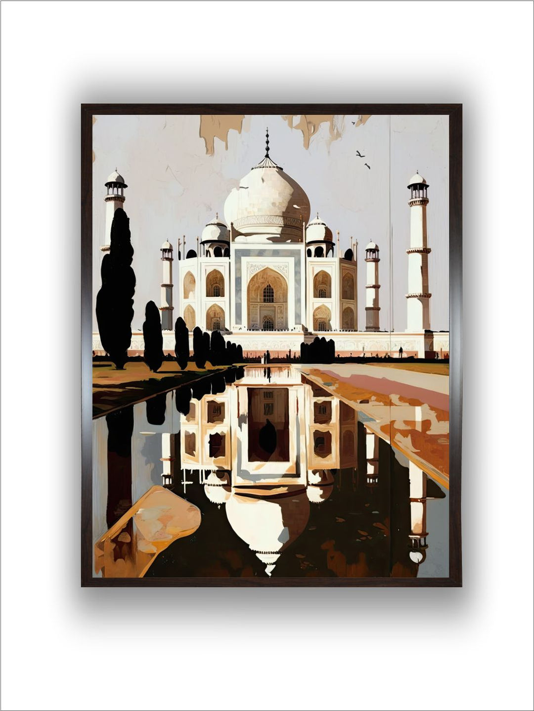 "Taj Mahal Painting Wall Art''