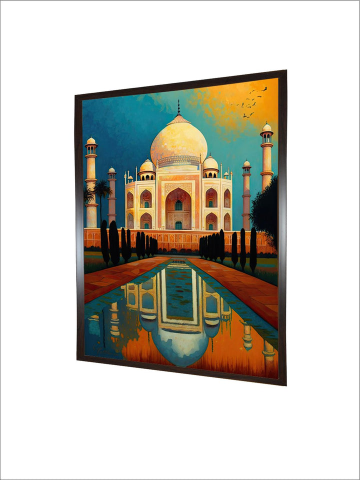 "Taj Mahal Painting Wall Art''