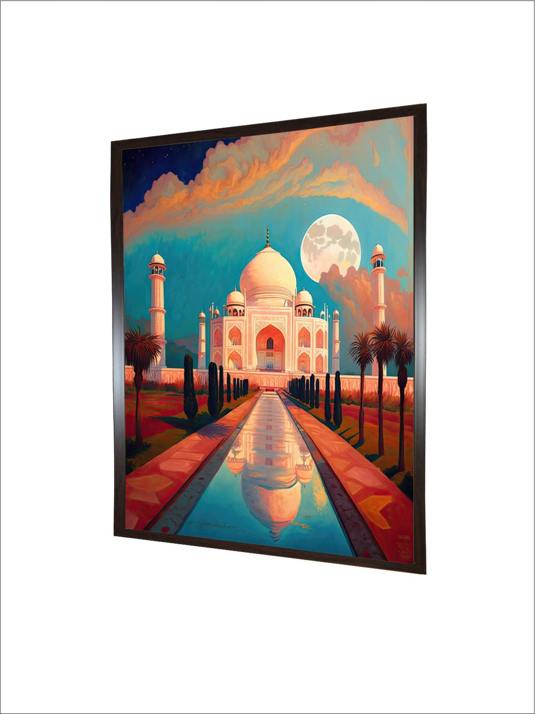 "Taj Mahal Painting Wall Art''