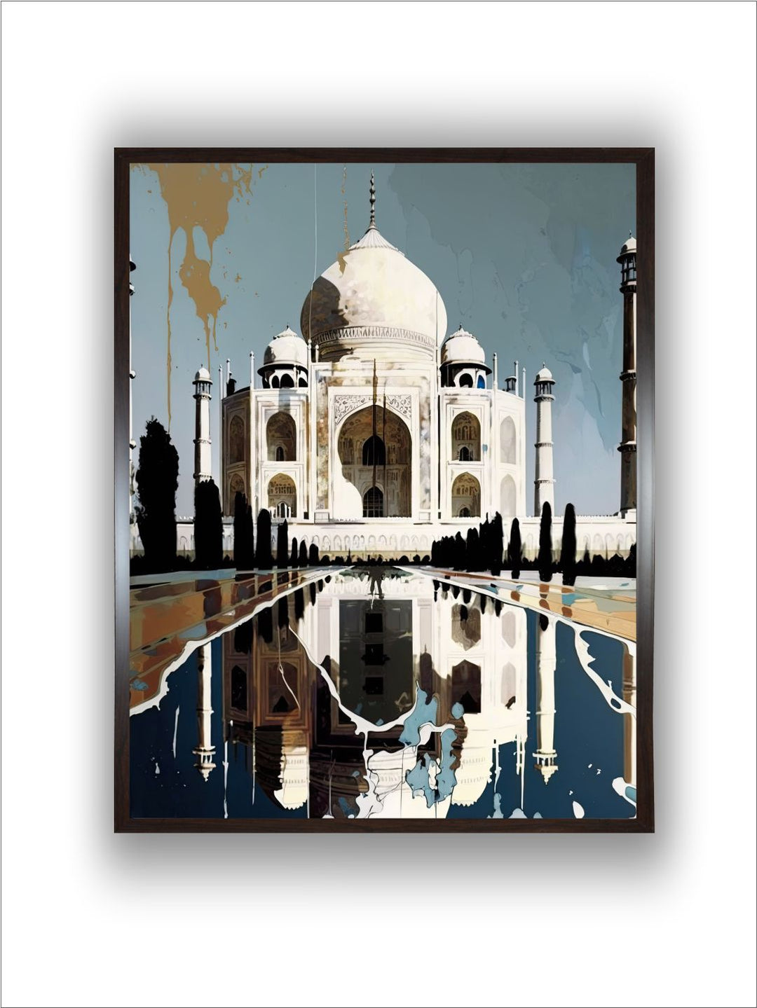 "Taj Mahal Painting Wall Art''