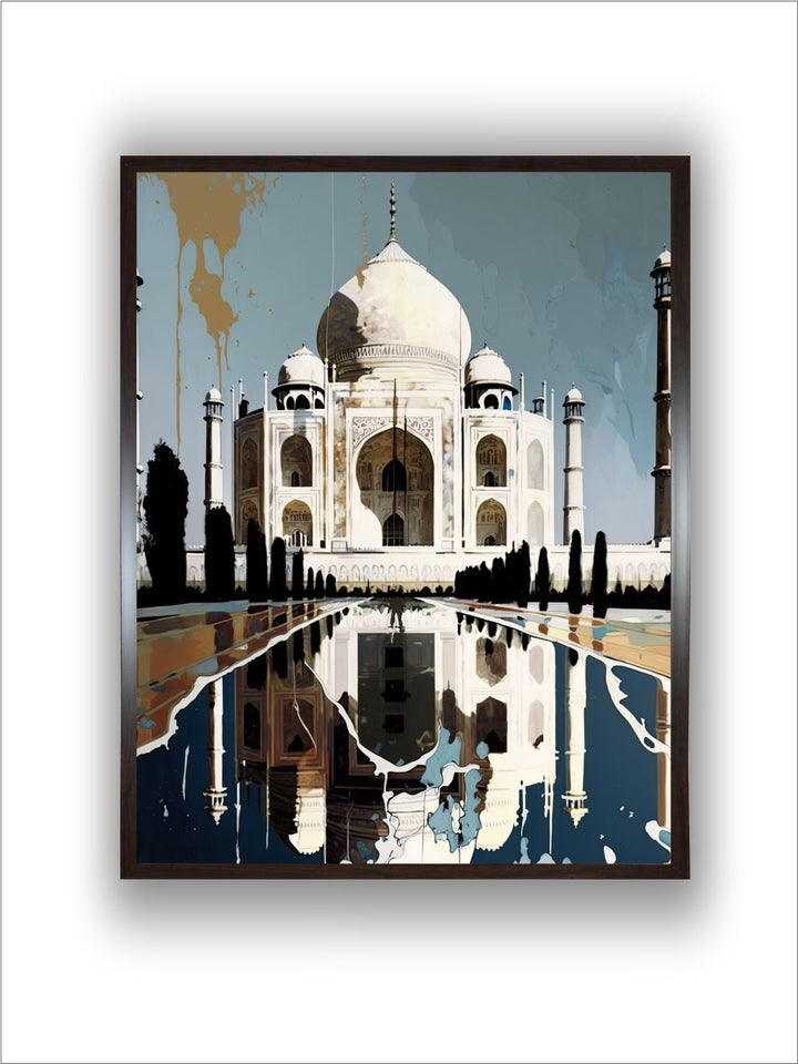 "Taj Mahal Painting Wall Art''