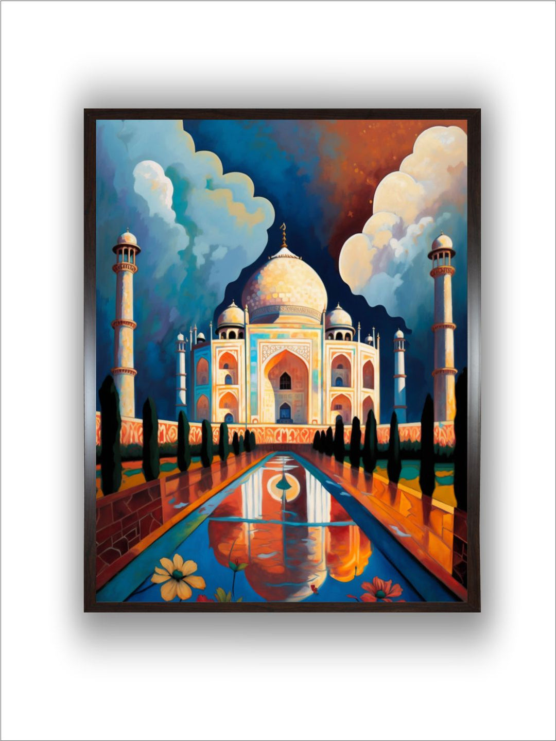 "Taj Mahal Painting Wall Art''