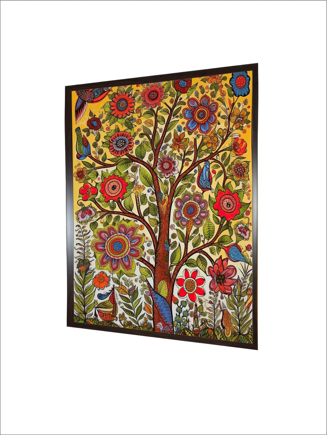 "Madhubani Painting Wall Art''