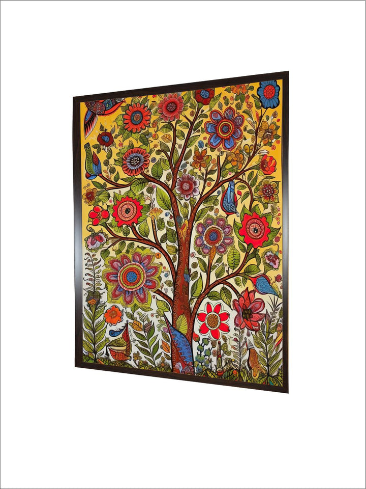 "Madhubani Painting Wall Art''