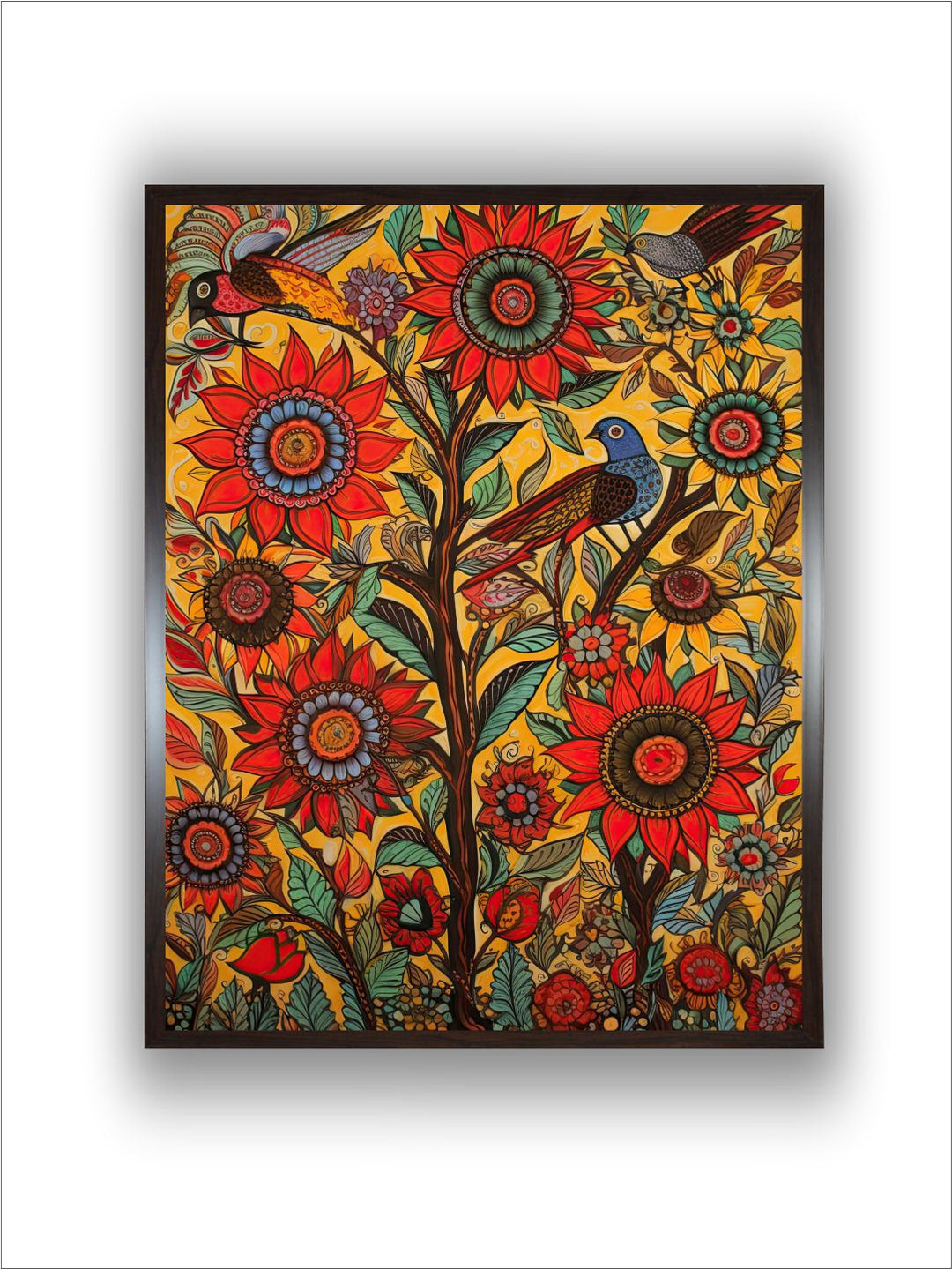 "Madhubani Wall Art''