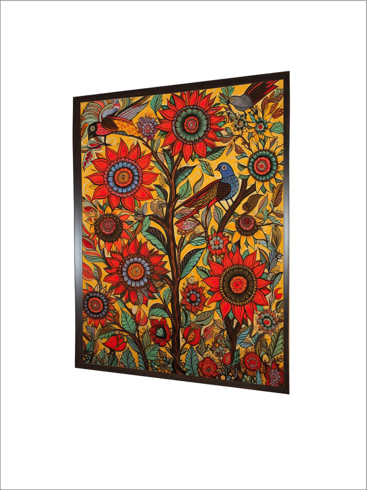 "Madhubani Wall Art''