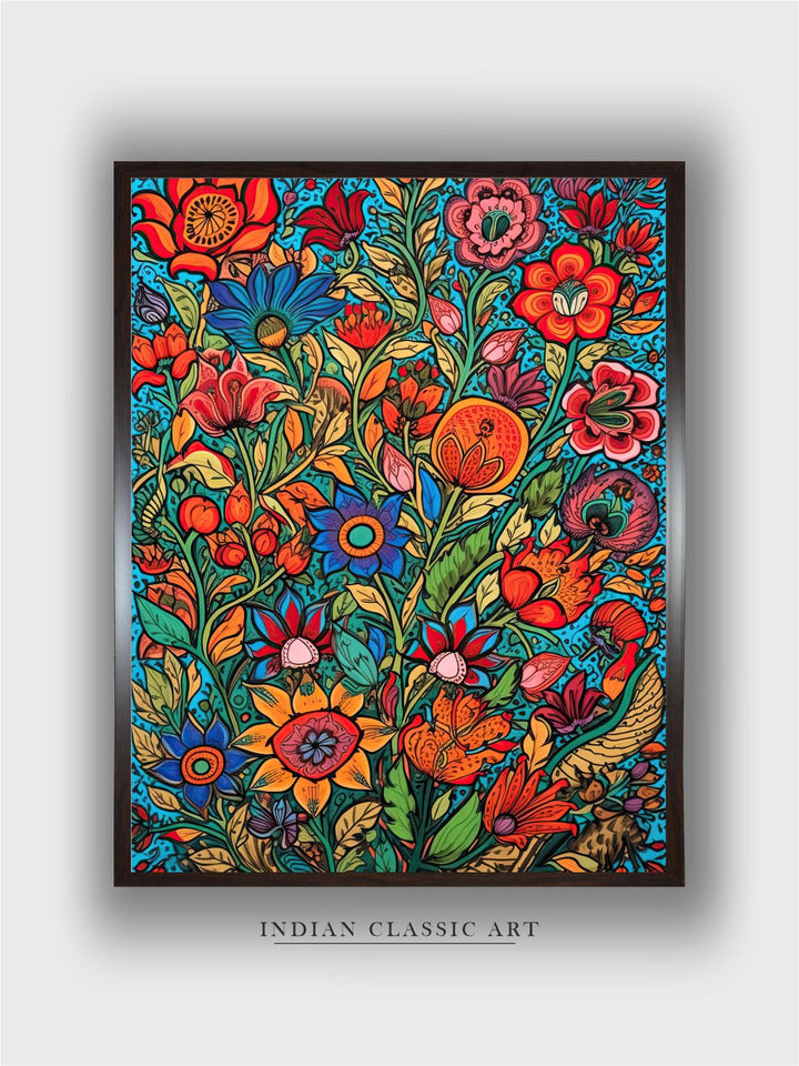 "Madhubani  Wall Art''