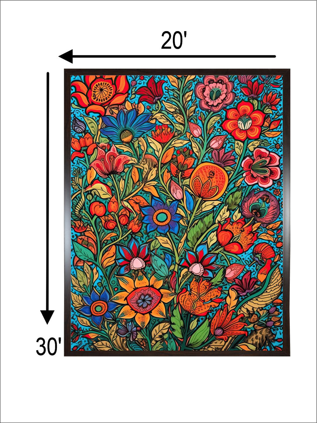 "Madhubani  Wall Art''