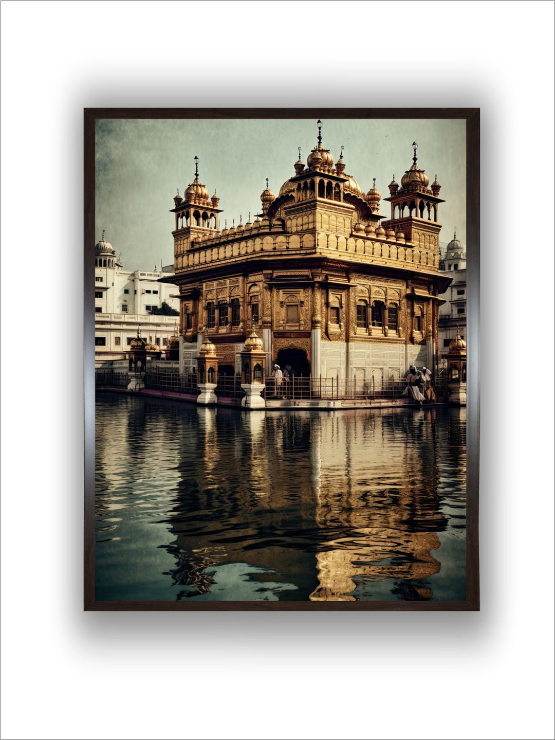 "Golden Temple Wall Art''