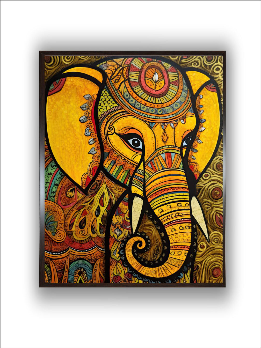 "Majestic Indian Inspired Wall Art''