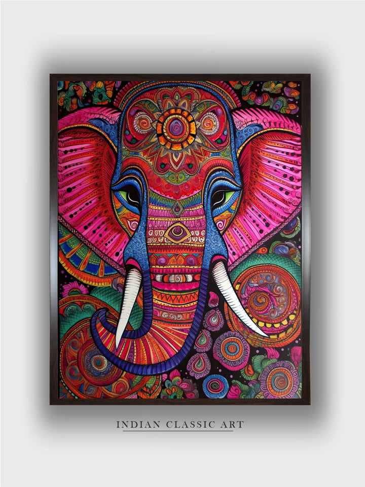 "Majestic Indian Inspired Wall Art''