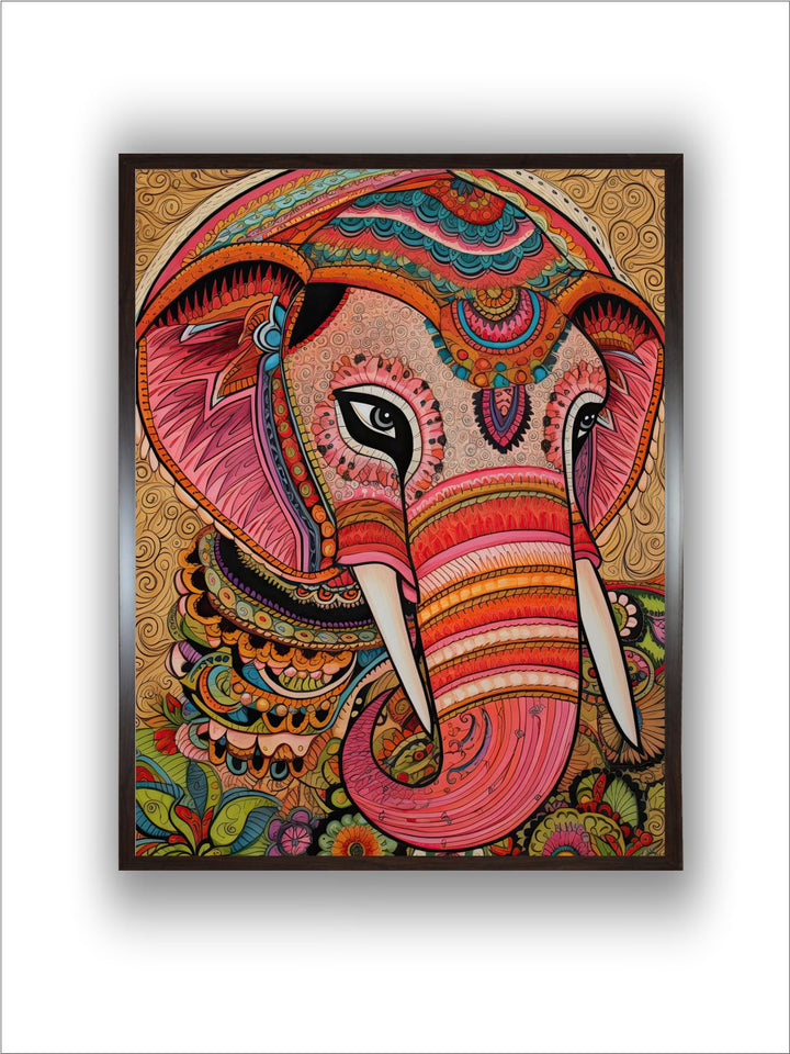 "Majestic Indian Inspired Wall Art''